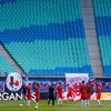 Stadion týmu RB Lipsko bez diváků