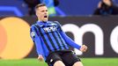 Soccer Football - Champions League - Round of 16 First Leg - Atalanta v Valencia - San Siro, Milan, Italy - February 19, 2020  Atalanta's Josip Ilicic celebrates scoring