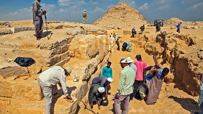 Fotky z Egypta: Tak Češi odkryli hrobku neznámé královny