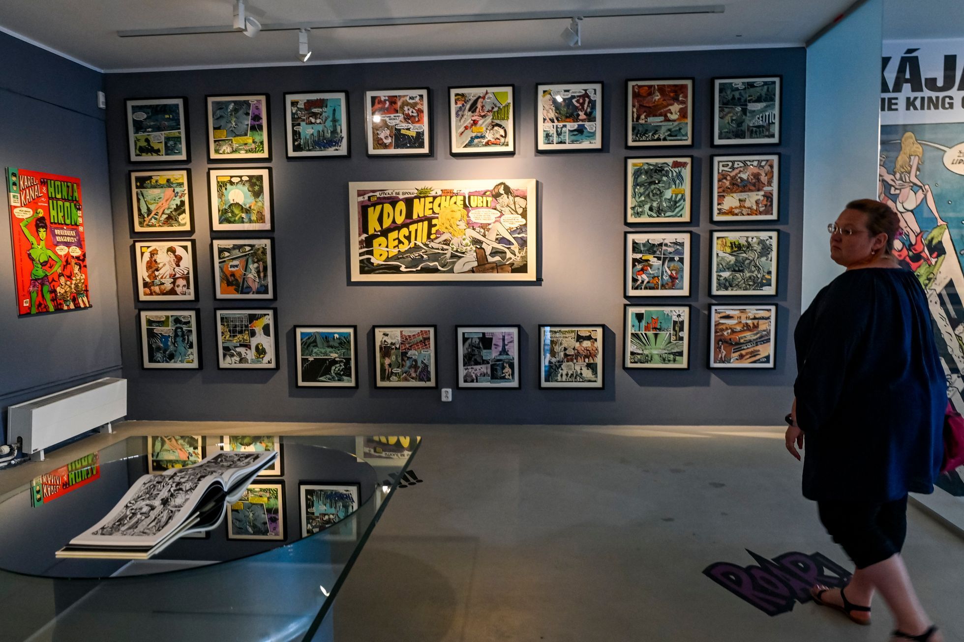 Kája Saudek: Muriel a andělé, Tančící dům, výstava, 2022