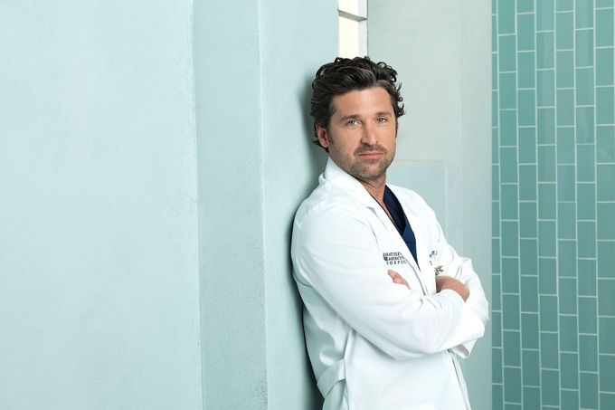 Derek Shepherd (Patrick Dempsey) ze seriálu Chirurgové.