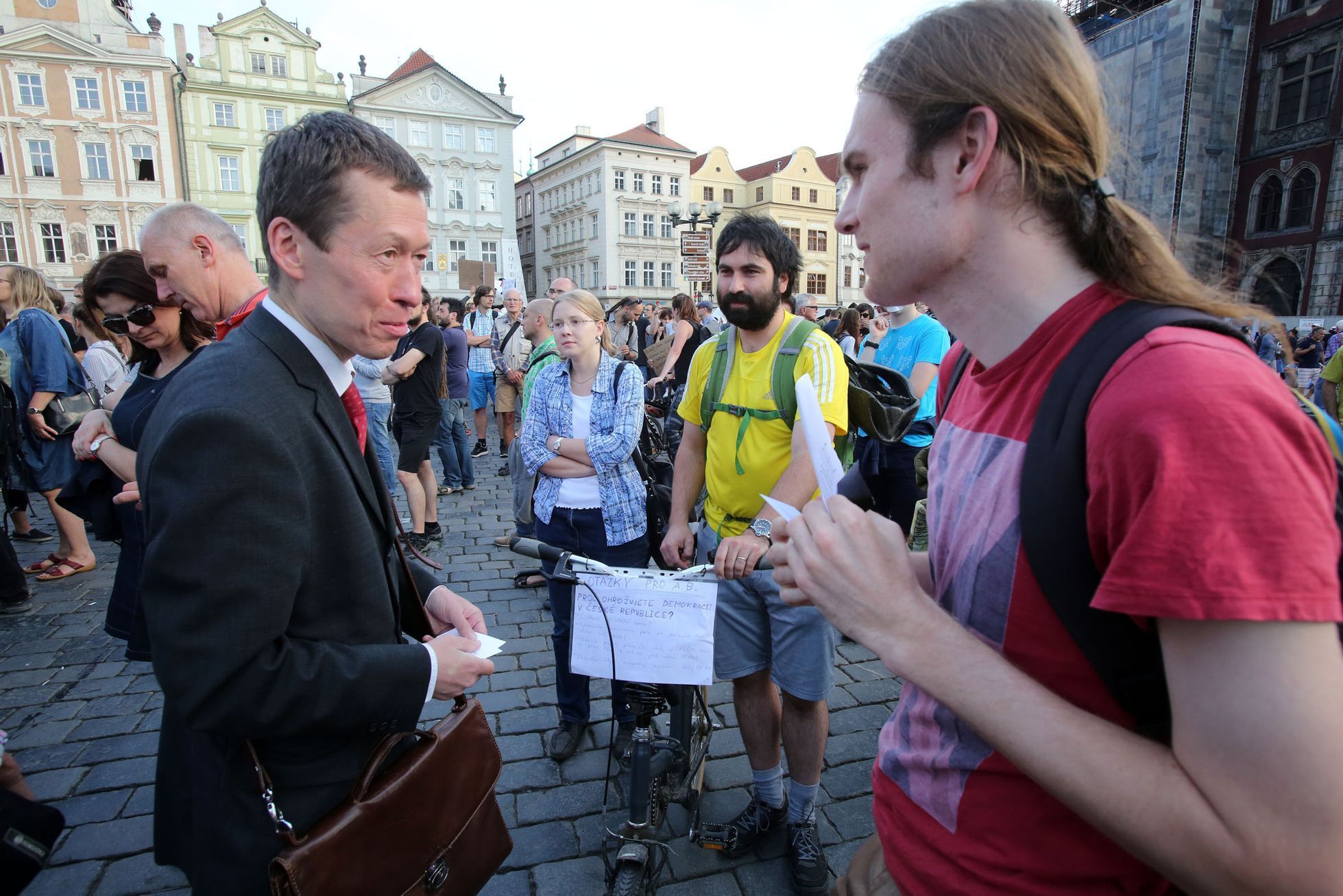 Tichý protest proti Babišovi