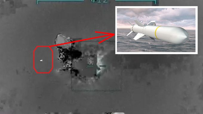 Ukrajinský zabiják Harpoon. Dron natočil "smrtící slalom" střely těsně před dopadem.