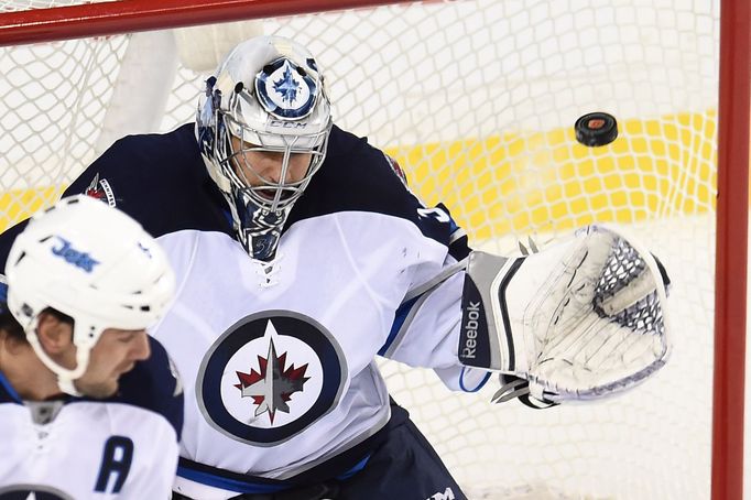 Ondřej Pavelec v přípravě NHL