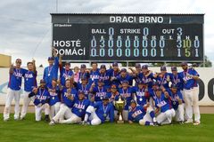 Sen Draků se rozplynul, baseballový titul je poprvé v Praze
