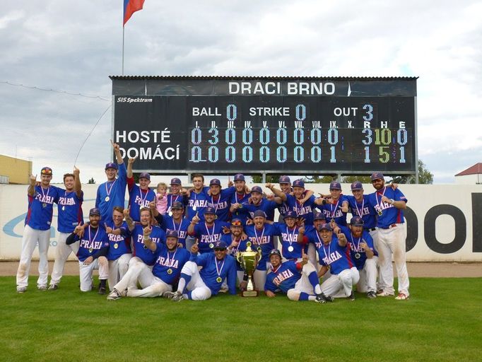 Pražská Kotlářka získala titul v extralize baseballu