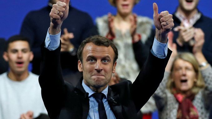 Nový francouzský prezident Emmanuel Macron.
