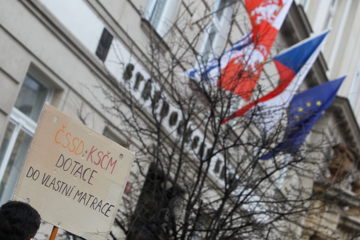 Demonstrace starostů Středočeského kraje 23.11.2015