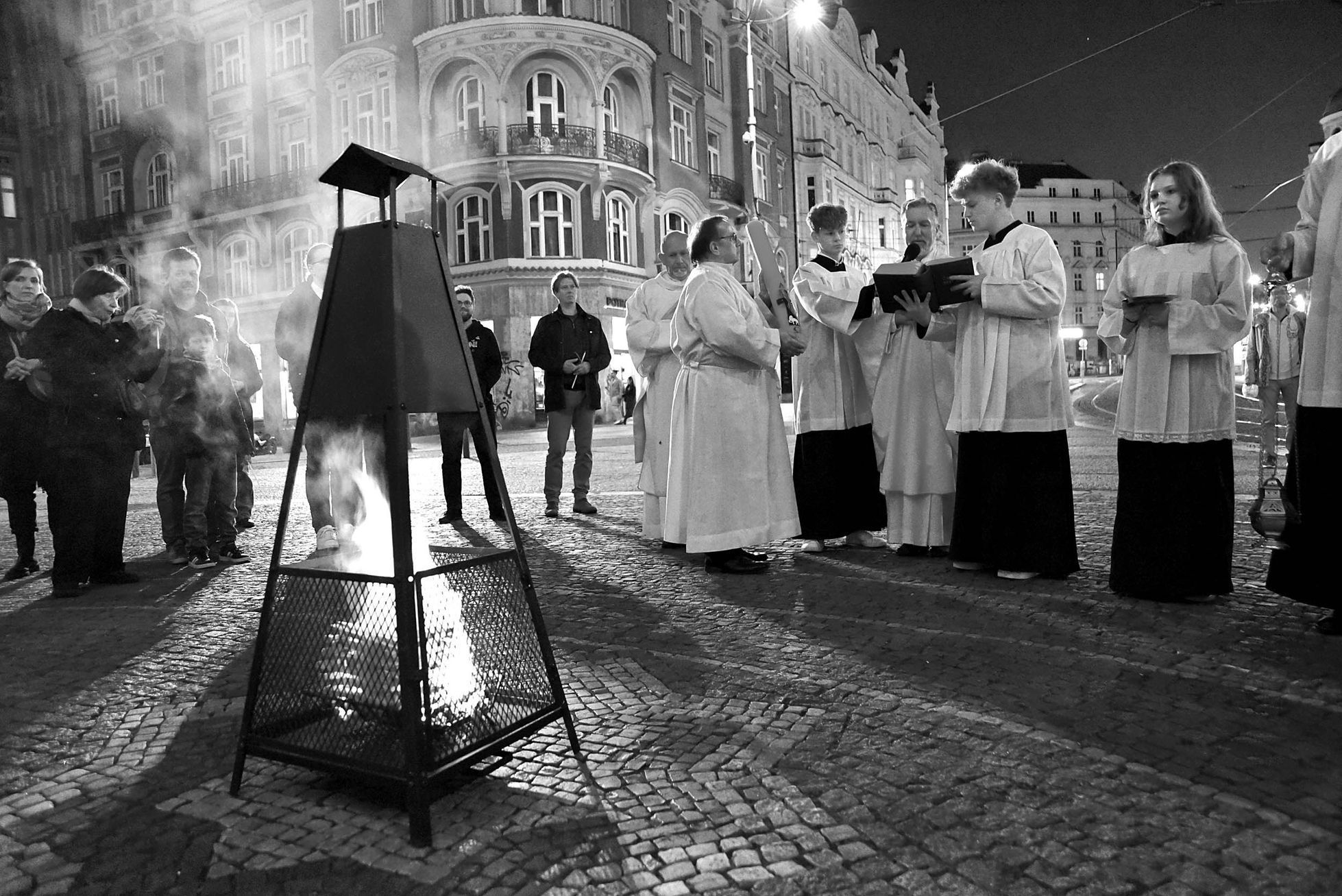 Velikonoční vigilie, křest, sv, Antonín