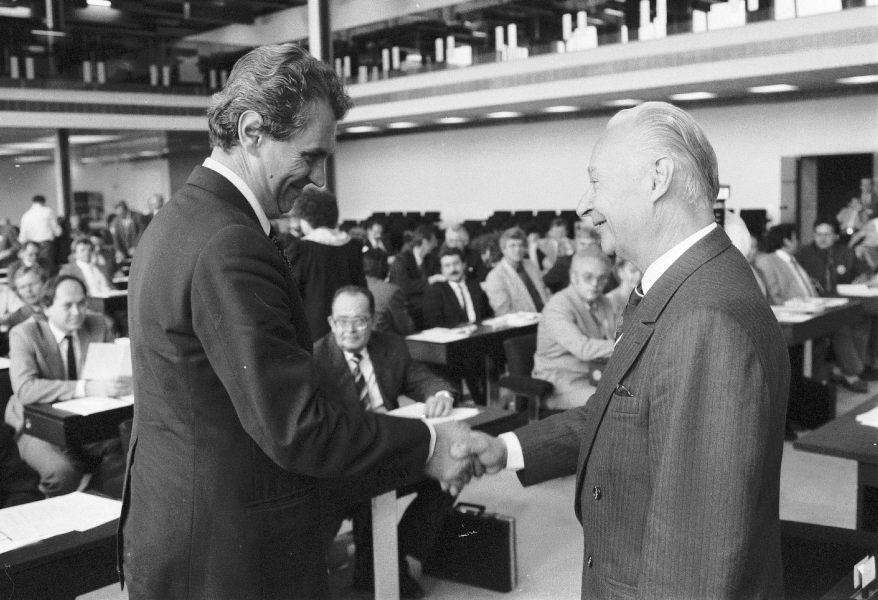 Miloš Zeman a Alexander Dubček, FS, 27. června 1990
