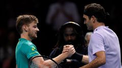 Goffin a Federer po semifinále Turnaje mistrů 2017