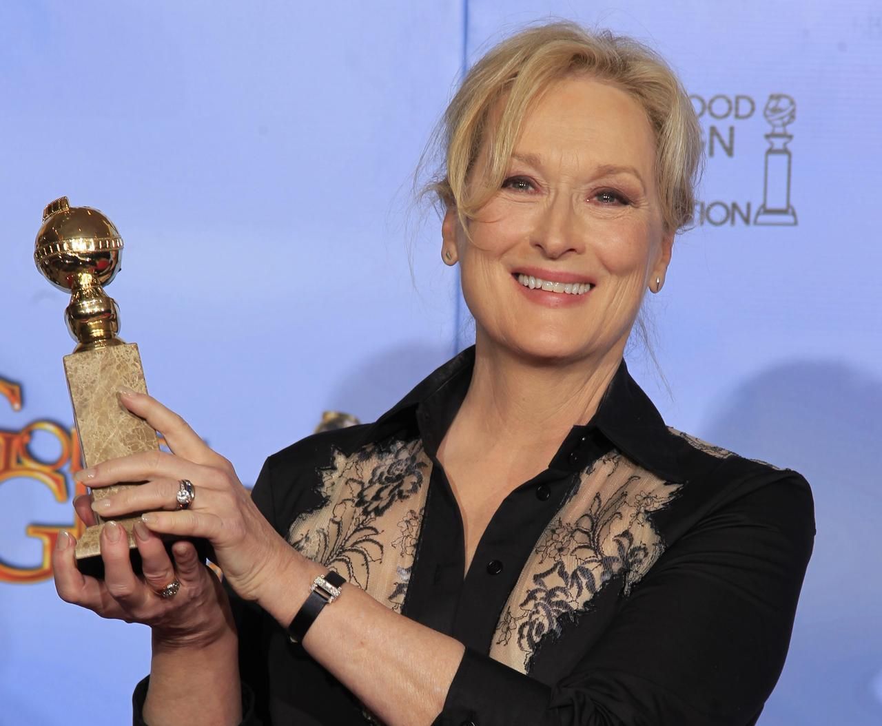 Zlaté Glóby -Meryl Streepová