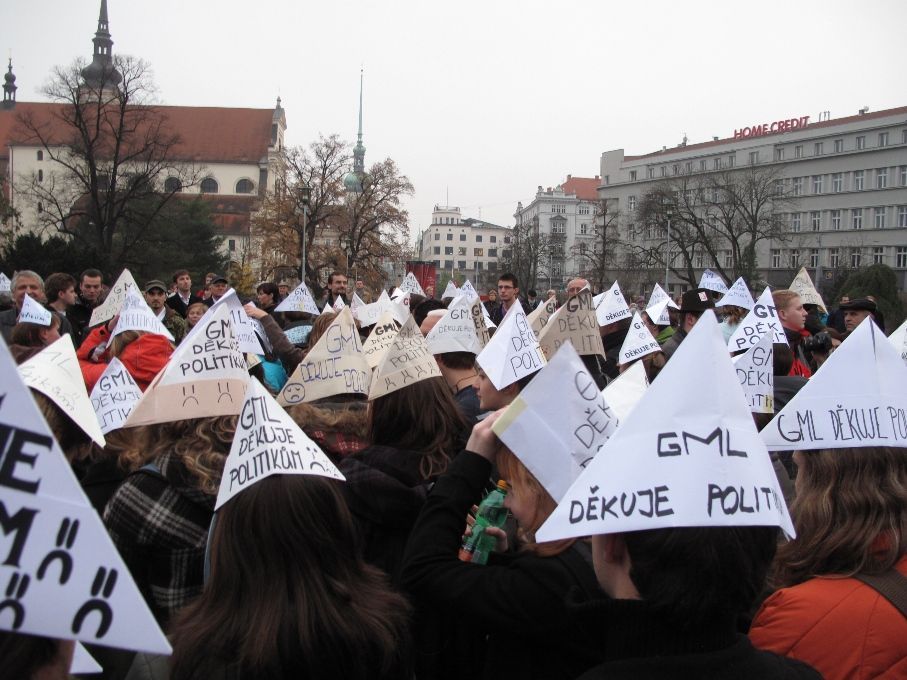 17. listopad - demonstrace v Brně