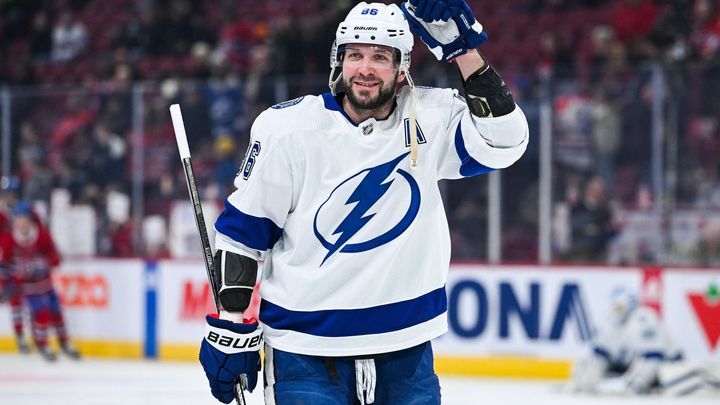 Nejlepším hokejistou NHL podle hráčů je Rus. Kučerov získal prestižní cenu už podruhé; Zdroj foto: Reuters
