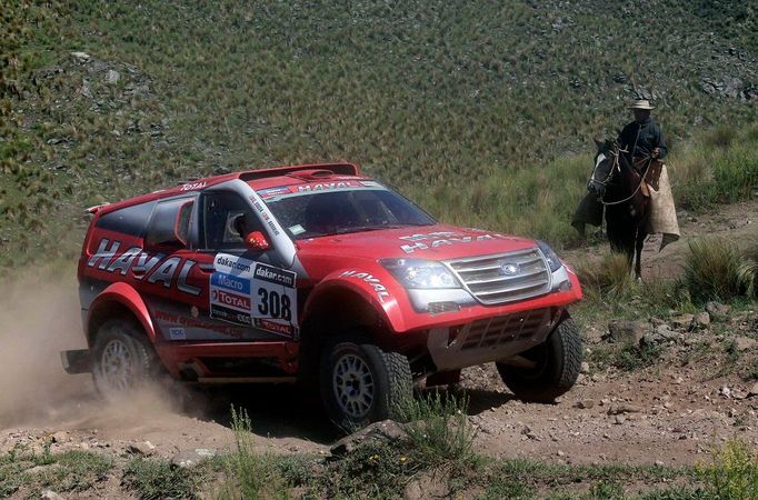 Rallye Dakar 2013, devátá etapa mezi Tucumánem a argentinskou Cordobou (Portugalec Carlos Souza)