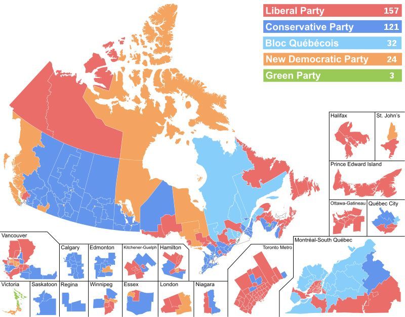 Kanada politika volby