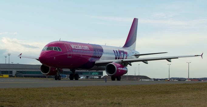 Airbus A320 společnosti WizzAir.