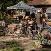 Jawa 350 Konopnice sraz mlýn
