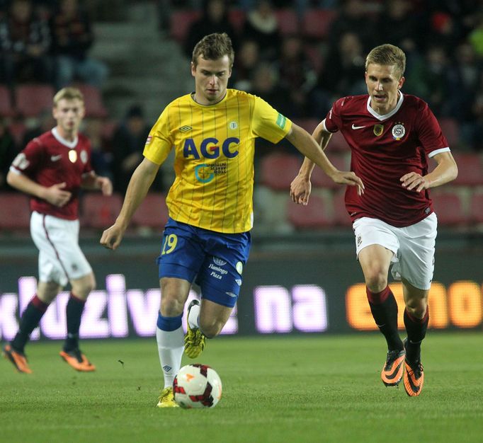 GL, Sparta - Teplice: Bořek Dočkal - Martin Jindráček