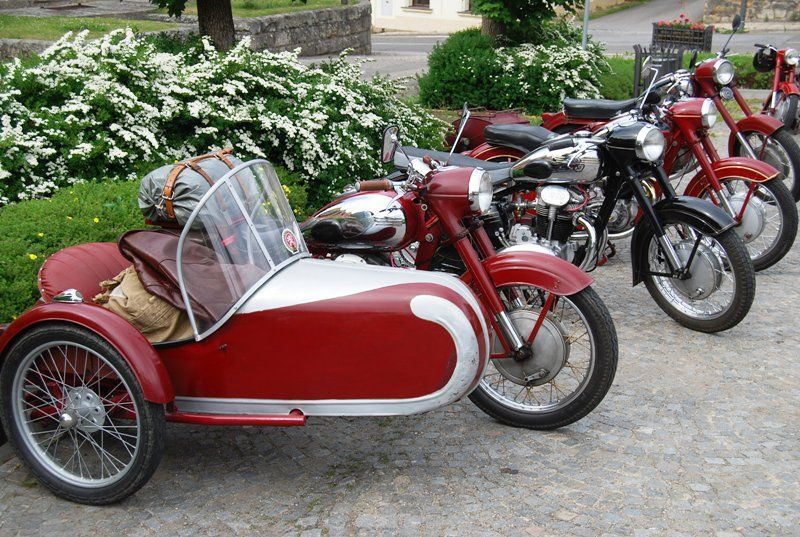 Sraz motocyklů Jawa 500 OHC