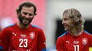 ČR "96"-Německo "96": Patrik Berger a Pavel Nedvěd