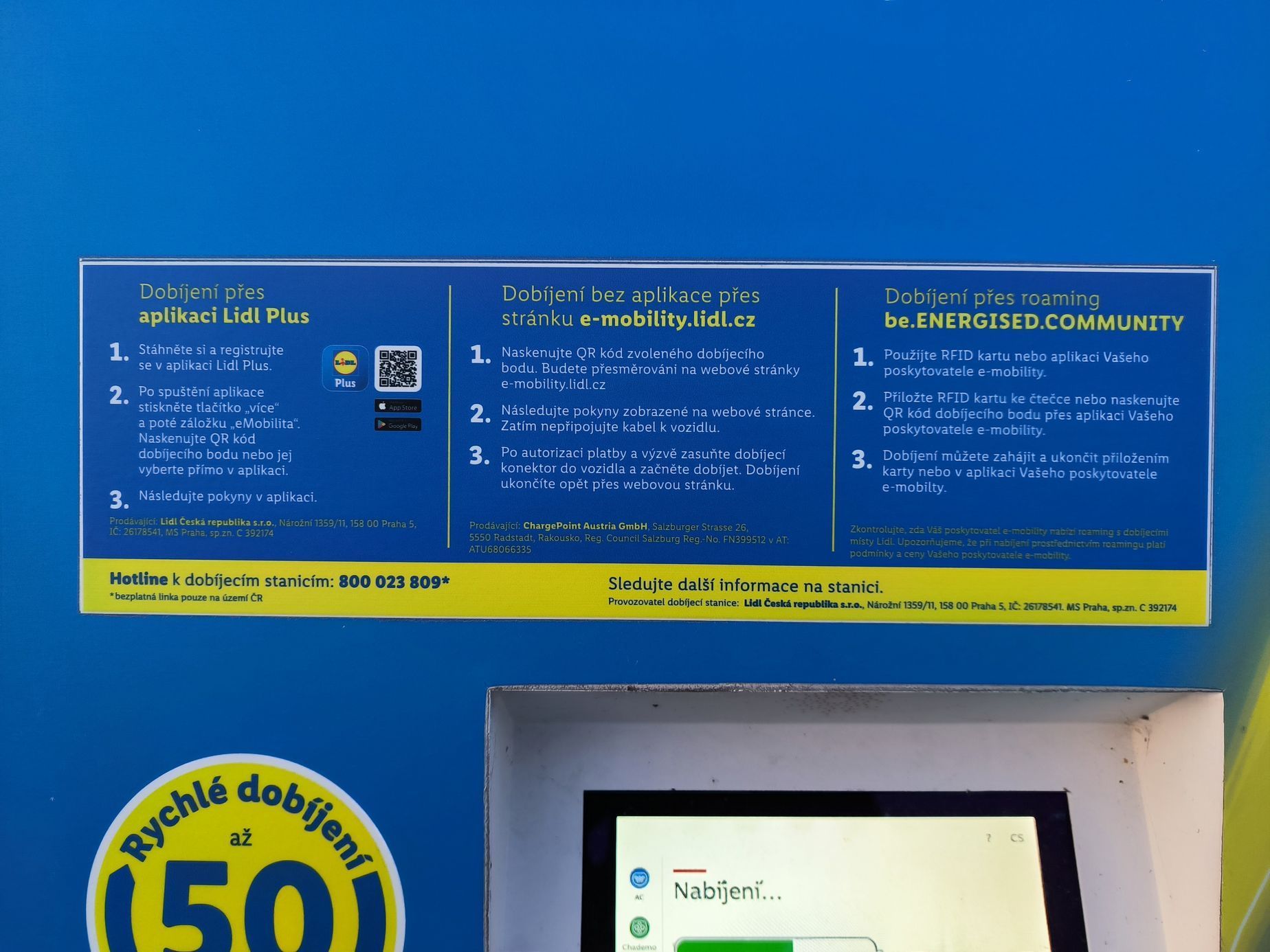 Nabíjecí stanice elektromobilů