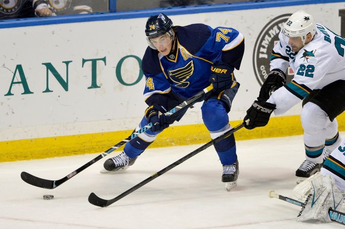 NHL: San Jose Sharks vs St. Louis Blues (Oshie a Boyle)