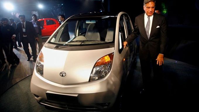 Auto bude nejen levné, ale také ekologické, tvrdí prezident indické společnosti.