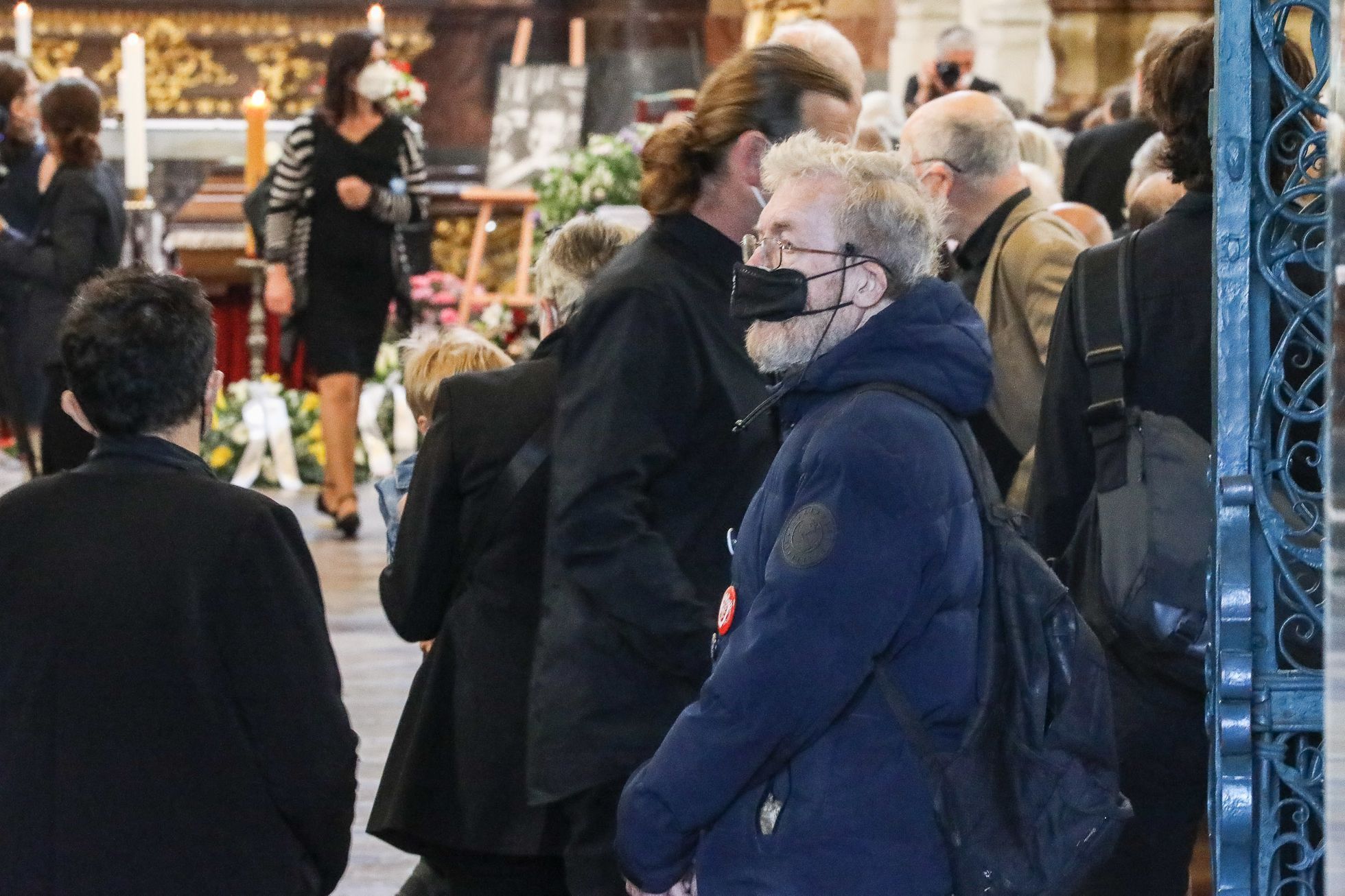 Pohřeb Jiřina Šiklová, poslední rozloučení, kostel Nejsvětějšího Salvátora