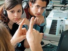 Němečtí studenti se učí komponovat