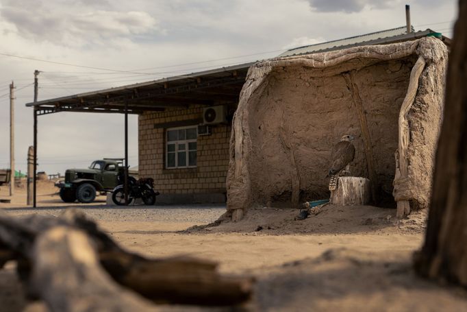 "Turkmenistán, stát, který by byl skvělou parodií, kdyby nebyl skutečný." Dan Přibáň píše z cest do žlutou žábou.