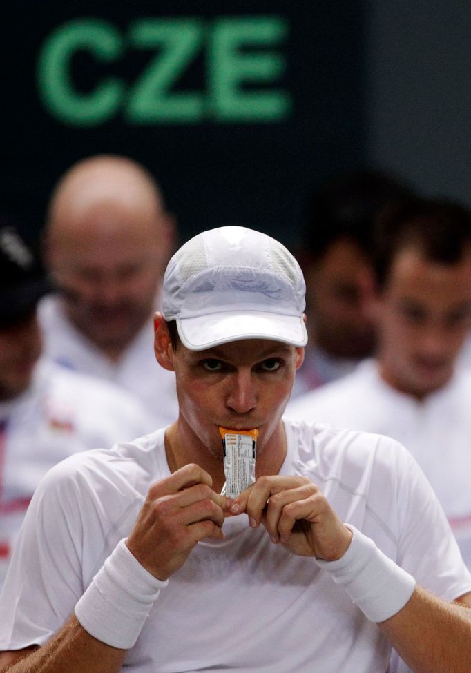 Davis Cup, Švýcarsko - Česko: Tomáš Berdych