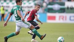 fotbal, HET liga 2017/2018, Bohemians 1905 - Sparta, Josef Jindřišek a Nicolae Stanciu