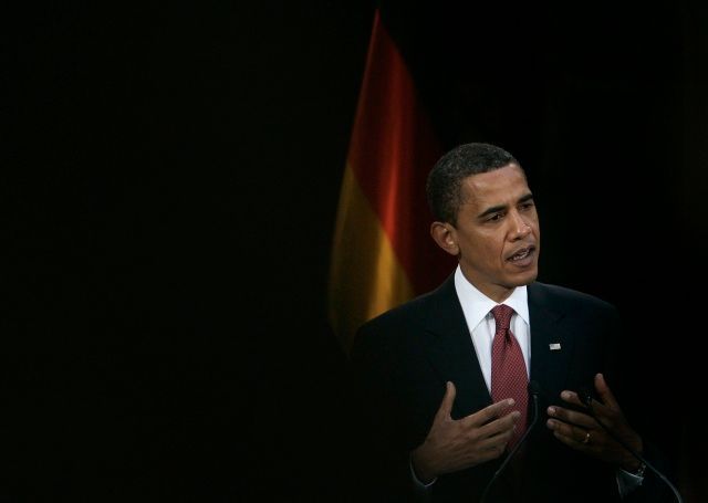 Obama v Německu