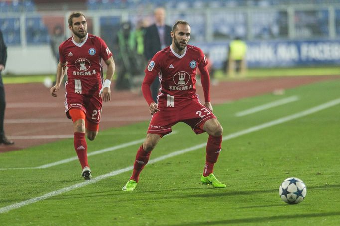 HL, Baník-Olomouc: Michal Vepřek (21) a Tomáš Zahradníček (23)