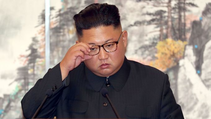 Severokorejský vůdce Kim Čong-un.