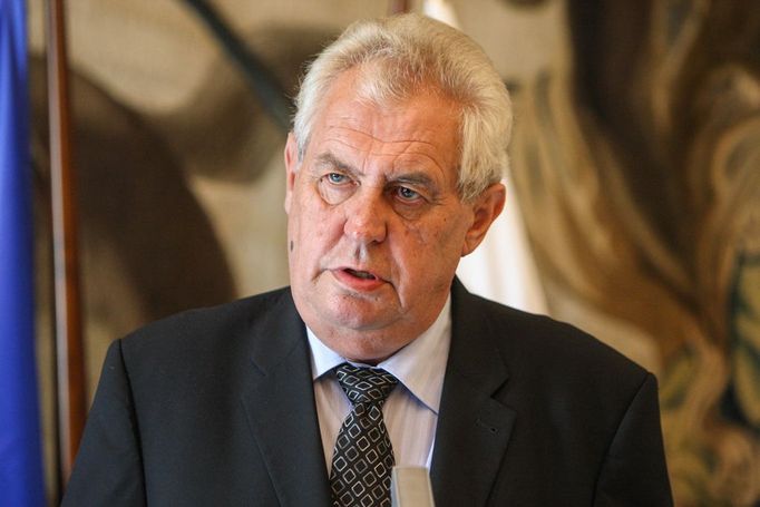 Prezident Miloš Zeman.