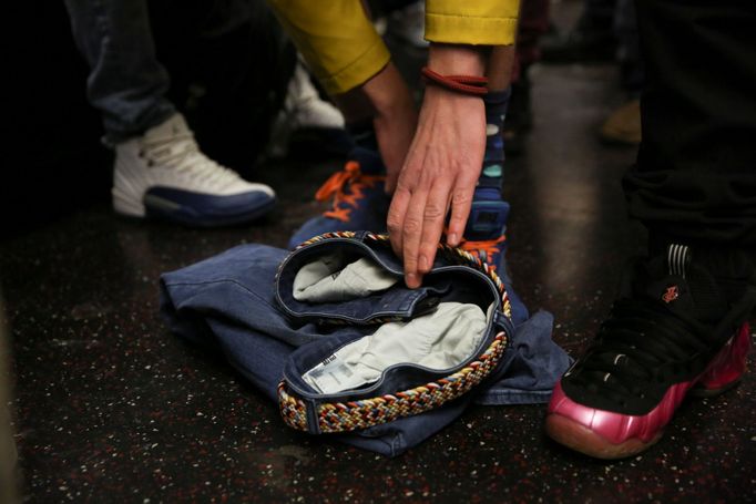 No Pants Subway Ride