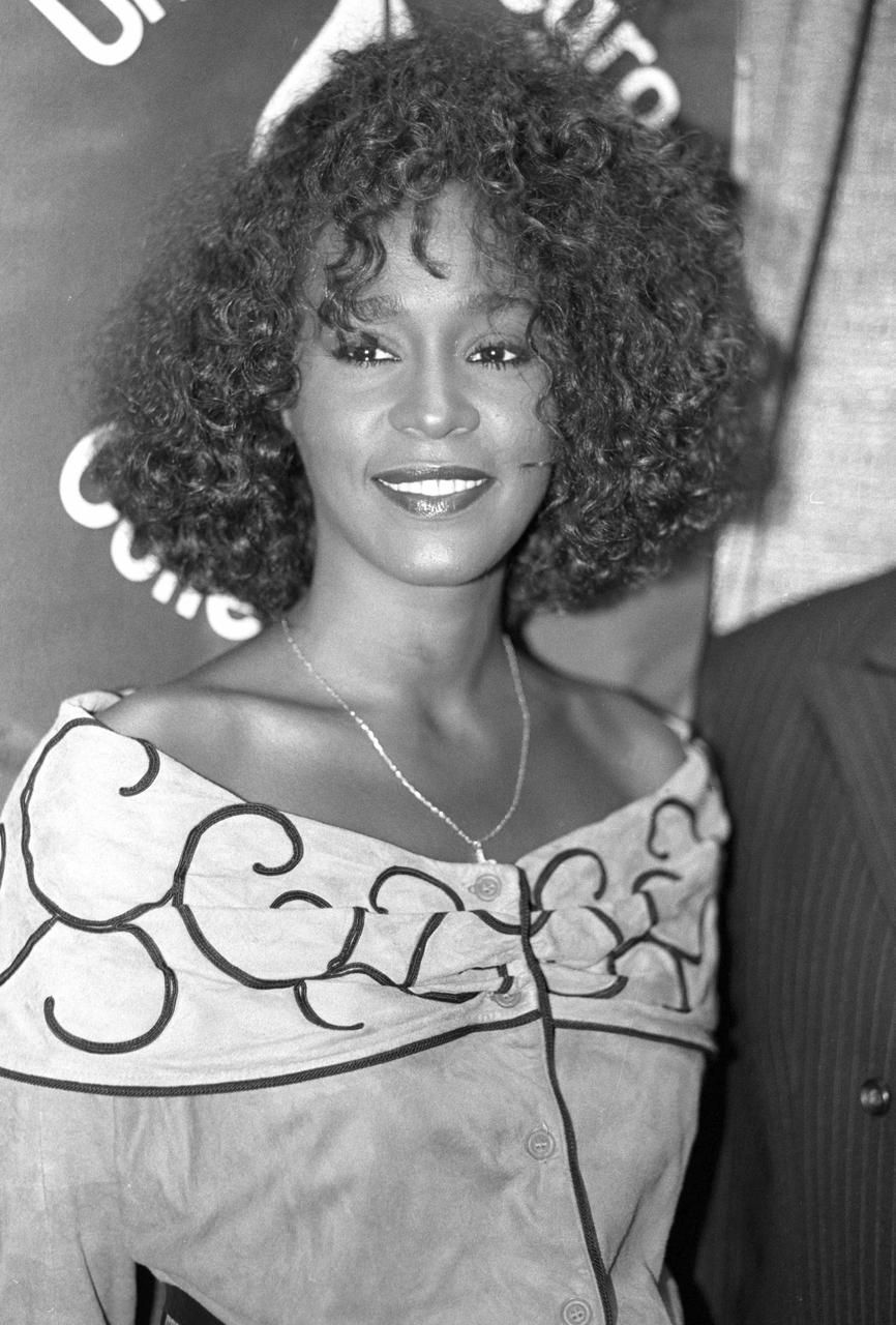 Whitney Houston na snímku z 11. července 1988