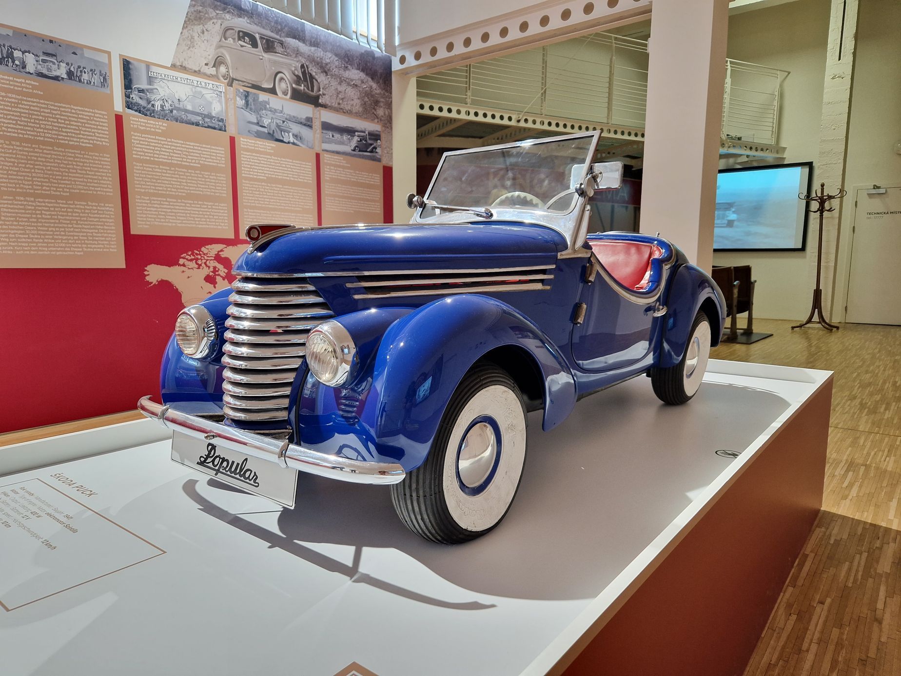 Škoda Muzeum výstava Popular a Rapid