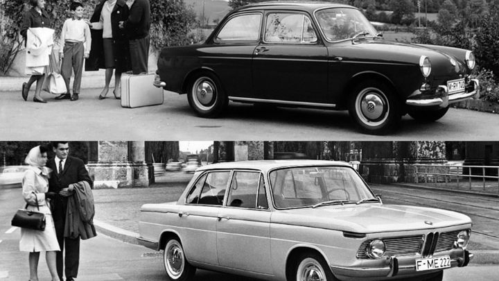 Německým patnáctistovkám je šedesát. BMW a VW 1500 byly přelomové, i když každý jinak; Zdroj foto: Volkswagen, BMW
