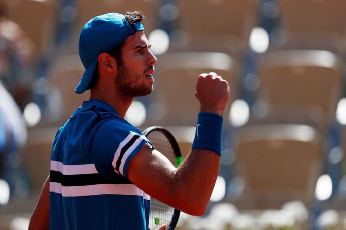 Karen Chačanov v osmifinále French Open 2018