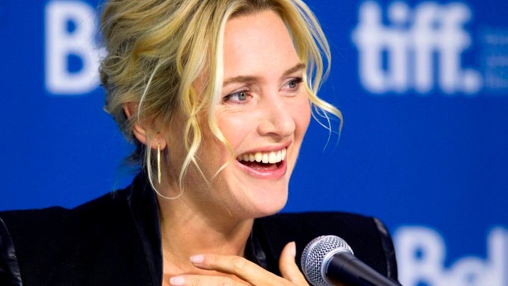 Kate Winslet attends a news conference for the film "Labor Day