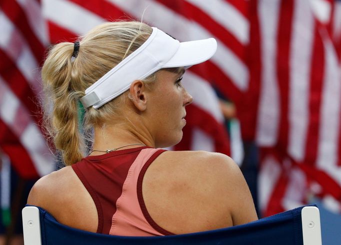 Caroline Wozniacká ve finále US Open