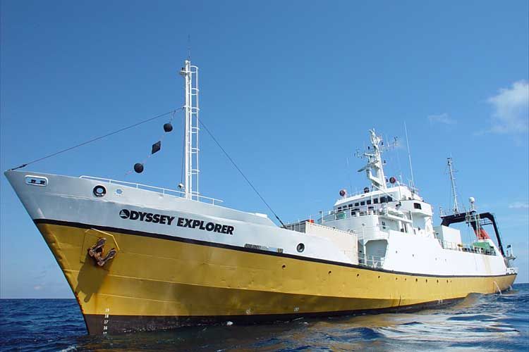 Expedice Odysea nedaleko Gibraltaru