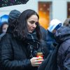 Pietní místo u Karolina, Univerzity Karlovy, po střelbě na Filosofické fakultě, premiér Petr Fiala