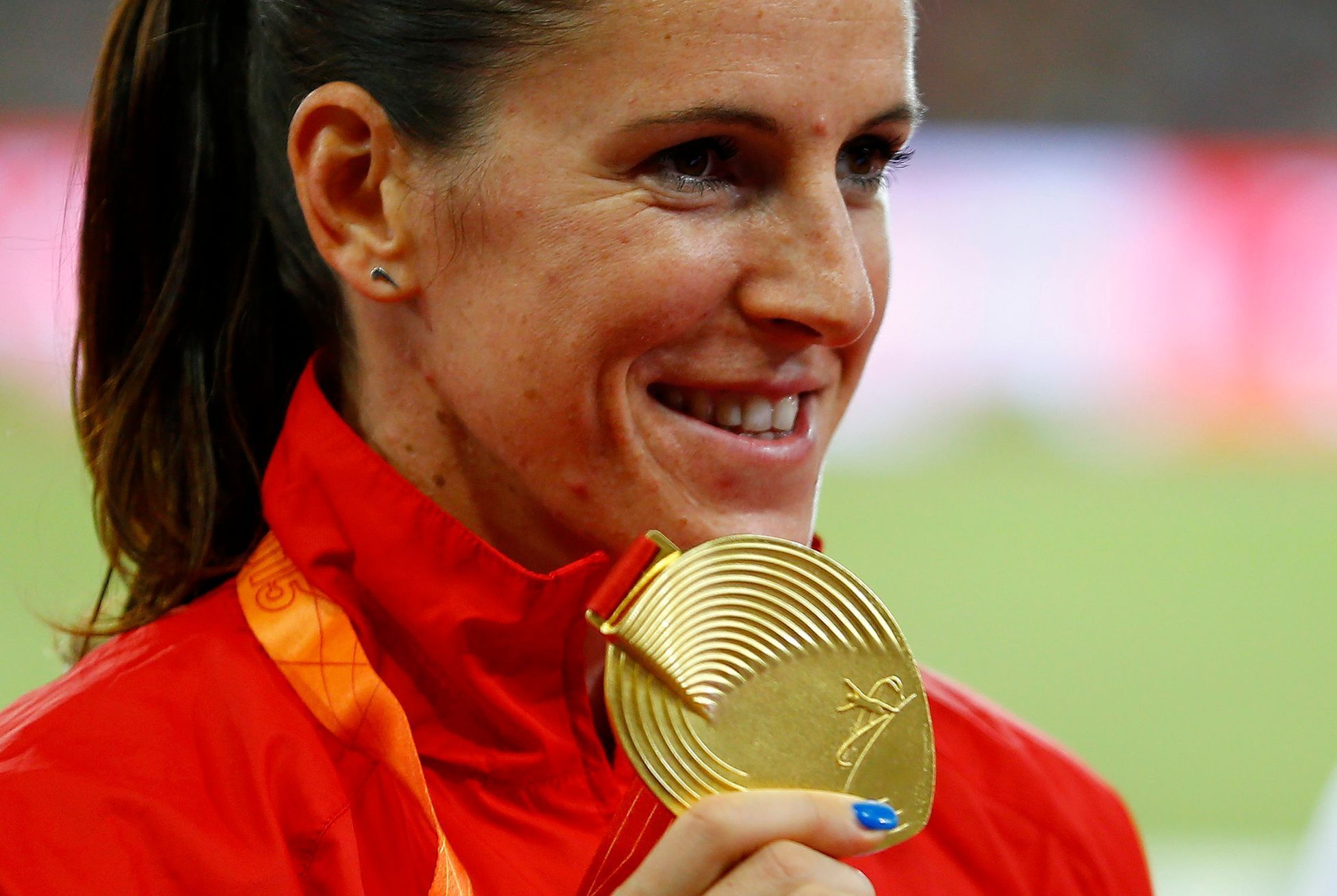 MS 2015, 400 m př.: Zuzana Hejnová se zlatou medailí