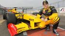 Jan Charouz u monopostu Renaultu