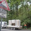 Stavba elektrických ohradníků ve Zlínském kraji kvůli africkému moru divokých prasat.