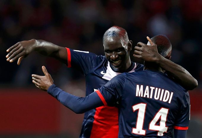 David Beckham se v Paříži loučí s kariérou: Blaise Matuidi a Mamadou Sakho